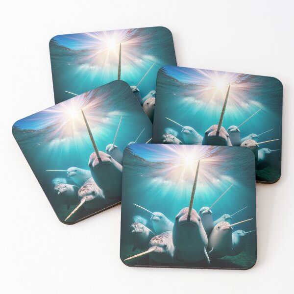 Item preview, Group of Narwhales designed and sold by Eric Nagel.
