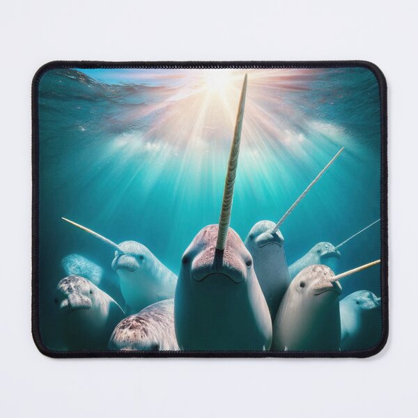 Item preview, Group of Narwhales designed and sold by Eric Nagel.