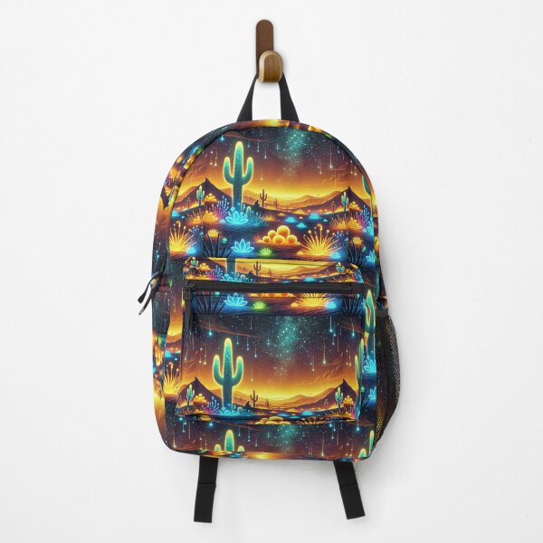 Item preview, The Glowing Desert: A Neon Oasis Beneath the Stars designed and sold by Meta2Physical.