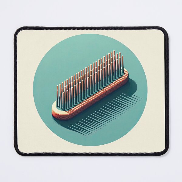 Item preview, Hairbrush Minimalism Art Style designed and sold by artofuniverse.