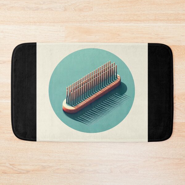 Item preview, Hairbrush Minimalism Art Style designed and sold by artofuniverse.