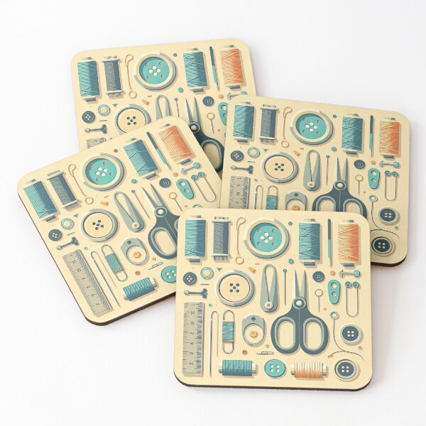 Item preview, Sewing Kit Minimalism Art Style designed and sold by artofuniverse.