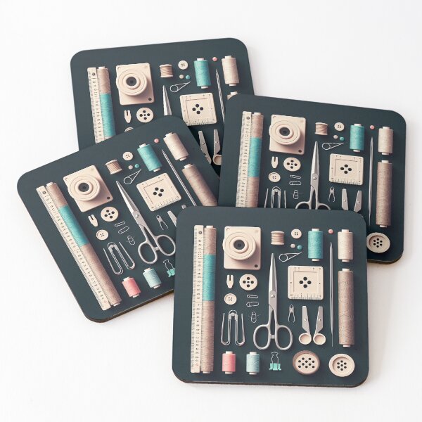 Item preview, Sewing Kit Minimalism Art Style designed and sold by artofuniverse.