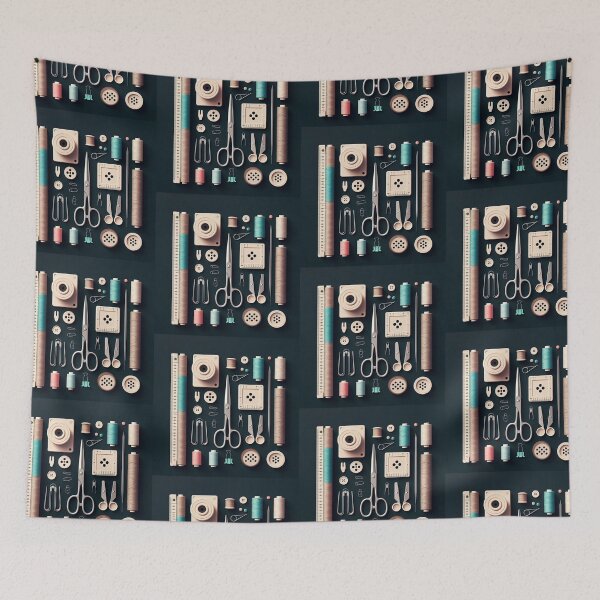 Item preview, Sewing Kit Minimalism Art Style designed and sold by artofuniverse.