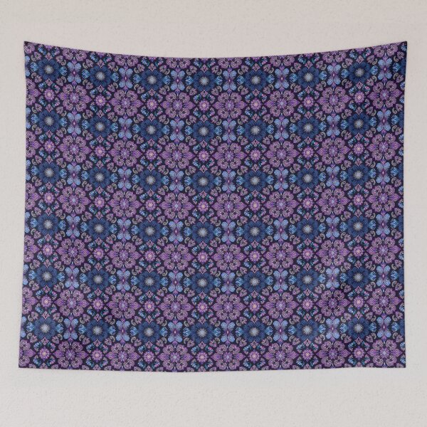 Item preview, Elegant Brinjal Color Flower Pattern Design for Fabric, Wallpaper, and Home Decor Projects designed and sold by designdukan.