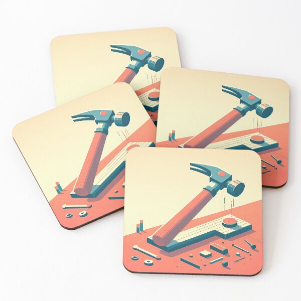 Item preview, Hammer Minimalism Art Style designed and sold by artofuniverse.