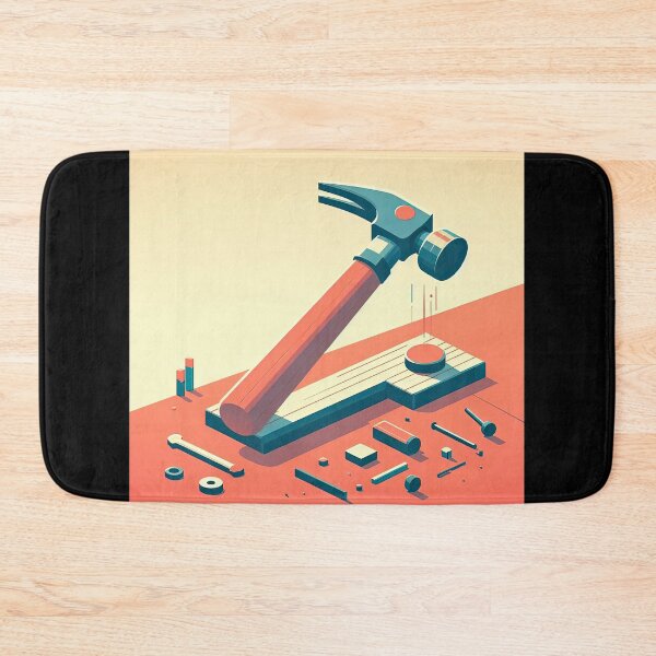 Item preview, Hammer Minimalism Art Style designed and sold by artofuniverse.