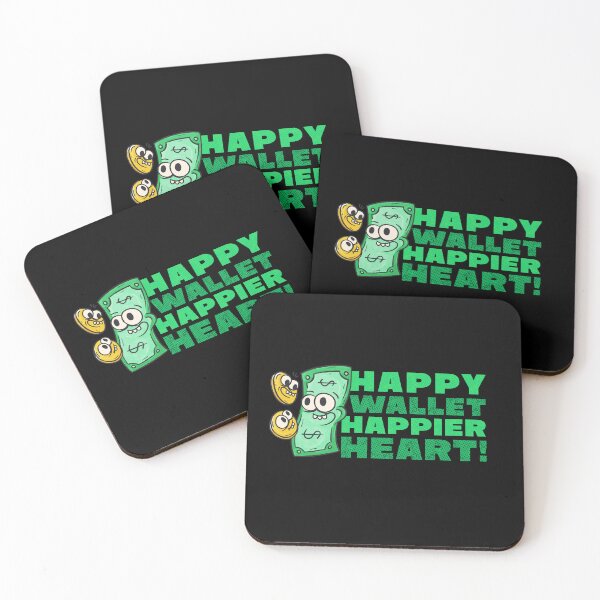 Item preview, Happy Wallet Happier Heart designed and sold by BesasDesigns.