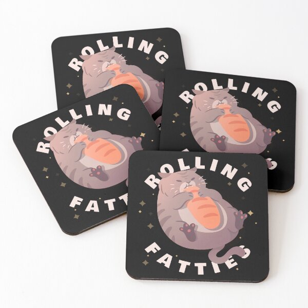 Item preview, Rolling Fatties Chonk Cat Lover Gift Cat Mom Cat Dad Feline designed and sold by Glint-Design.