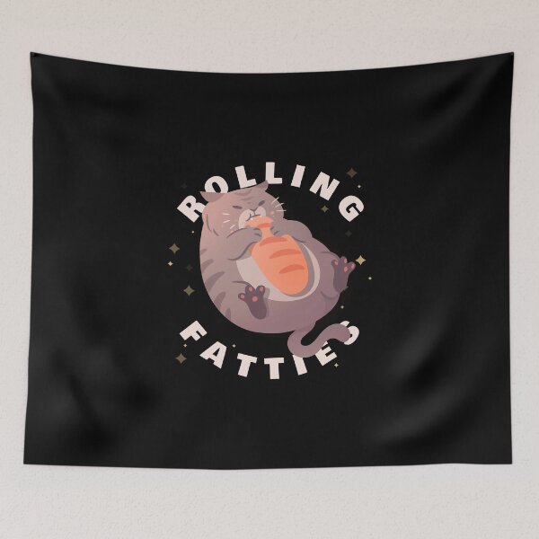 Item preview, Rolling Fatties Chonk Cat Lover Gift Cat Mom Cat Dad Feline designed and sold by Glint-Design.