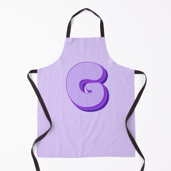 Item preview, Charming Retro Letter G - Personalized Baby Name Design - Cute Vintage Style Typography - Purple & Lilac Colors - Custom Initial G designed and sold by TheIconShop.