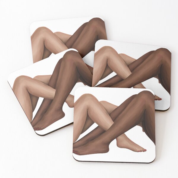 Item preview, Intertwined Legs and feet designed and sold by Pocket Doodle Stickers.