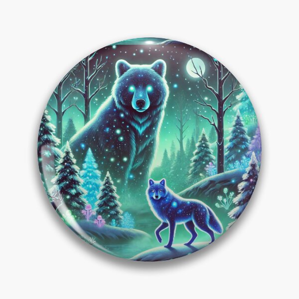 Item preview, The Glowing Forest: A Mystical Realm of Bioluminescent Wildlife designed and sold by Meta2Physical.