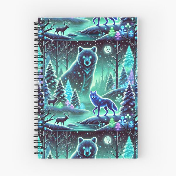 Item preview, The Glowing Forest: A Mystical Realm of Bioluminescent Wildlife designed and sold by Meta2Physical.