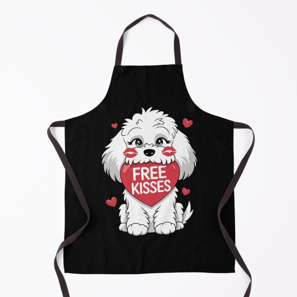 Item preview, Cute Cockapoo Dog Valentines Day Heart Free Kisses designed and sold by FurryHavenPH.