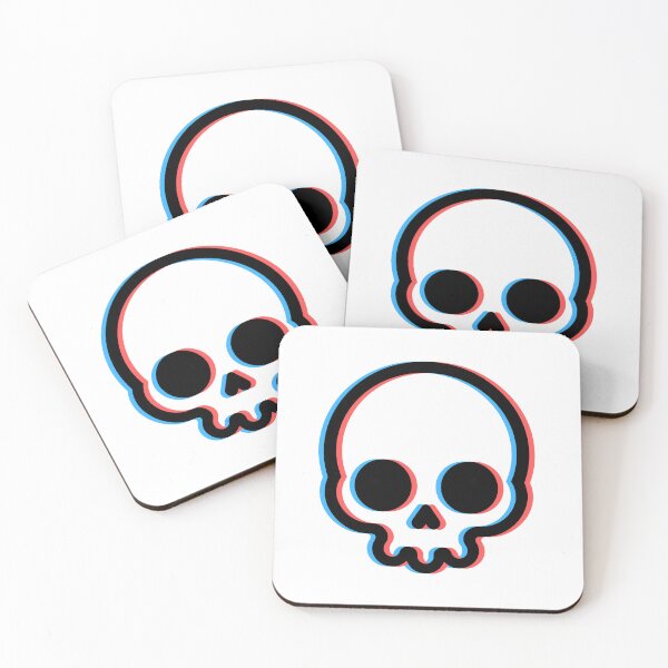 Item preview, Bold 3D Anaglyph Skull Design designed and sold by LipsLab.