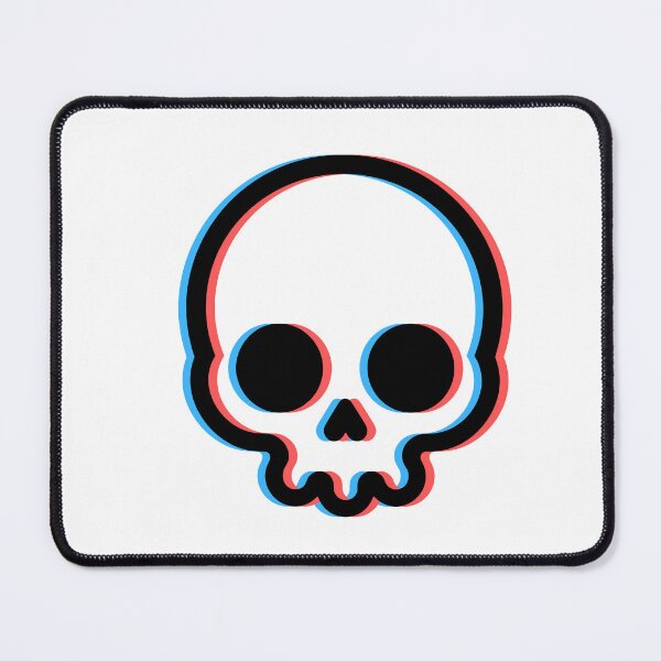 Item preview, Bold 3D Anaglyph Skull Design designed and sold by LipsLab.