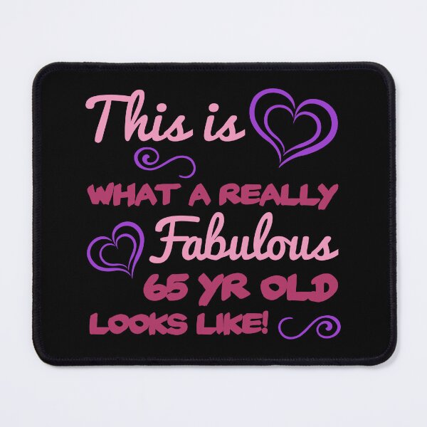 Item preview, Fabulous 65th Birthday For Women designed and sold by thepixelgarden.