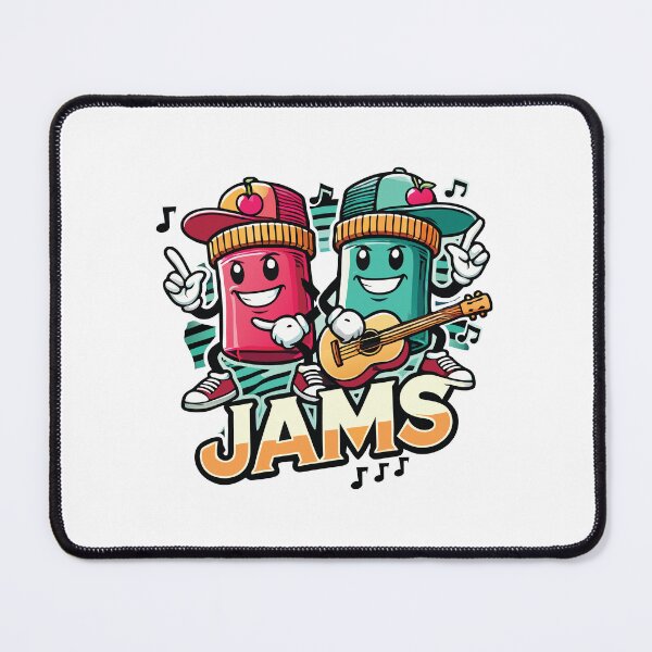 Item preview, Cool Jam Jar Cartoon Music Duo Funny Jams Design designed and sold by Coowo22.