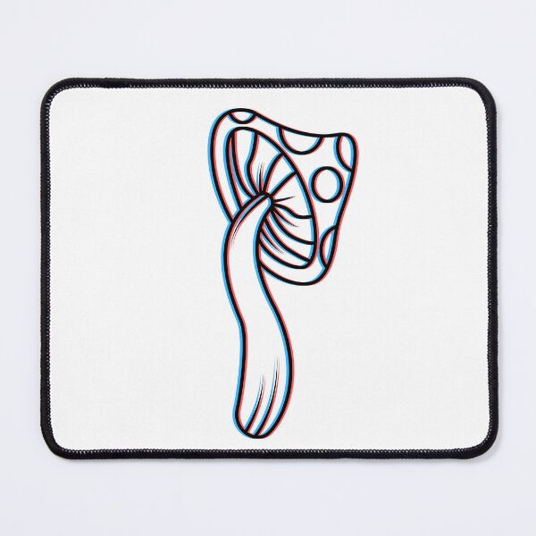 Item preview, Trippy 3D Anaglyph Mushroom designed and sold by LipsLab.