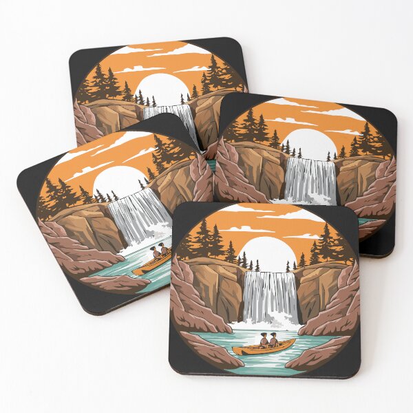 Item preview, waterfall at sunset designed and sold by ericrautenbach.