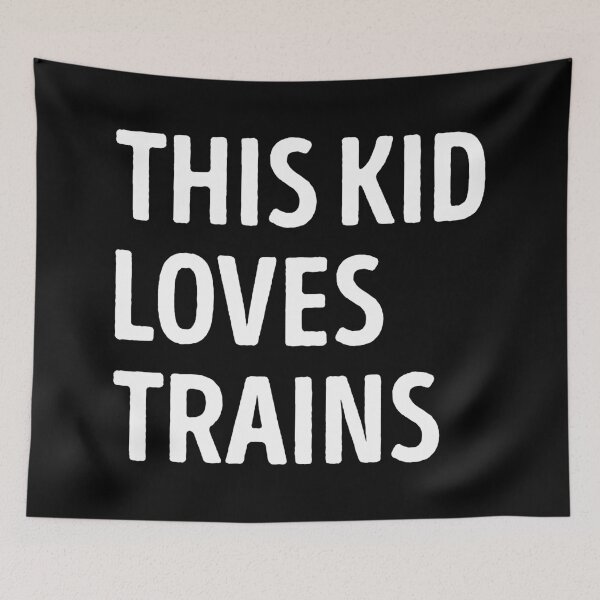 Item preview, This Kid Loves Trains Funny Train Lover designed and sold by RareBunny.