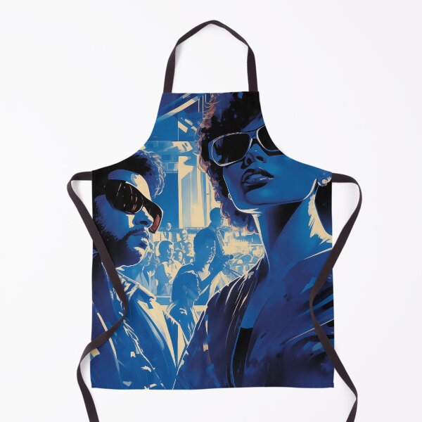 Item preview, Djovan - Stylish Urban Duo in Neon Blue Atmosphere designed and sold by djovan.
