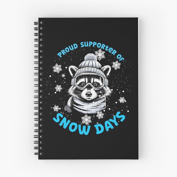 Item preview, Proud Supporter of Snow Day - Cozy Winter Design with Snowflake and Raccoon designed and sold by Dot1001.
