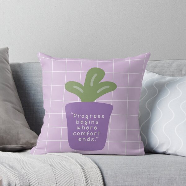 Item preview,  "Progress begins where comfort ends." designed and sold by artwithlefty.