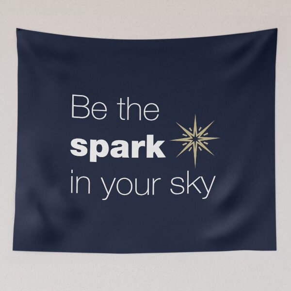 Item preview, Be the Spark in Your Sky – Inspire and Shine, Unique designed and sold by villacreativa.