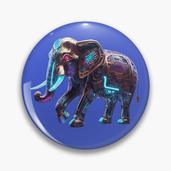 Item preview, The Elephant is Cybernetic, Mechanical, Steampunk. designed and sold by Ant Category.