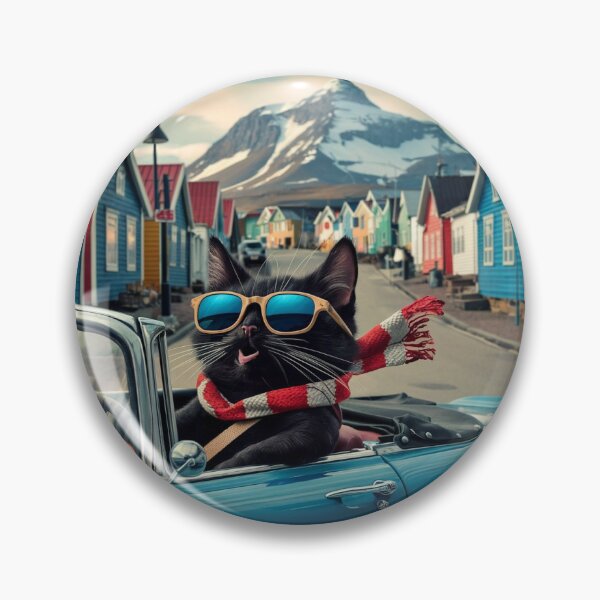 Item preview, Cat on tour - I love Greenland! - Nuuk designed and sold by lavka-xd.