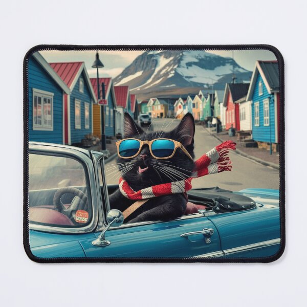 Item preview, Cat on tour - I love Greenland! - Nuuk designed and sold by lavka-xd.