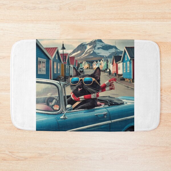 Item preview, Cat on tour - I love Greenland! - Nuuk designed and sold by lavka-xd.