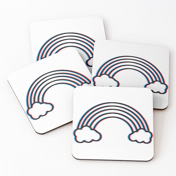 Item preview, 3D Anaglyph Rainbow in the Clouds designed and sold by LipsLab.