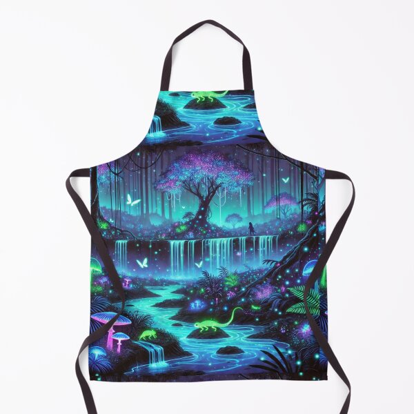 Item preview, The Glowing Jungle: A Bioluminescent Paradise of Waterfalls and Wildlife designed and sold by Meta2Physical.