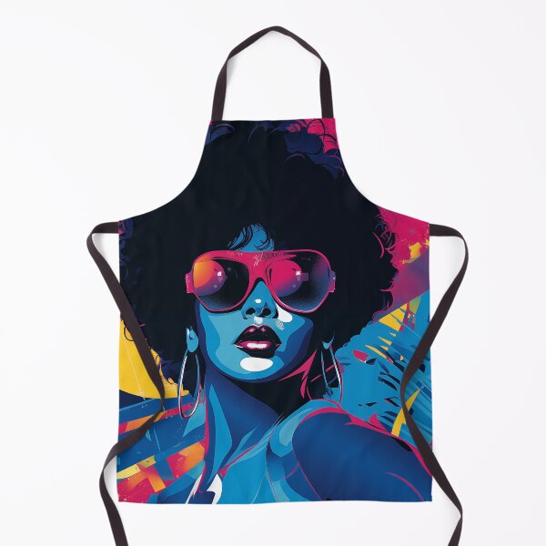 Item preview, Djovan - Afro Glamour Pop Art Portrait in Vibrant Colors designed and sold by djovan.