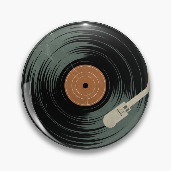 Aperçu de l'œuvre Disque vinyle vintage Art minimaliste créée et vendue par Pattern-Parade.
