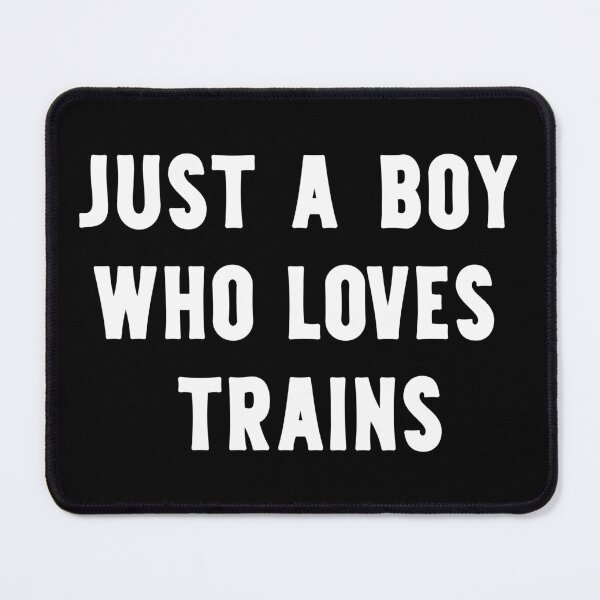 Item preview, Just A Boy Who Loves Trains Funny Train Lover designed and sold by RareBunny.