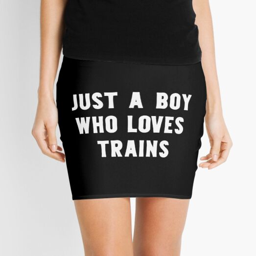 Item preview, Just A Boy Who Loves Trains Funny Train Lover designed and sold by RareBunny.