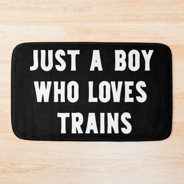 Item preview, Just A Boy Who Loves Trains Funny Train Lover designed and sold by RareBunny.