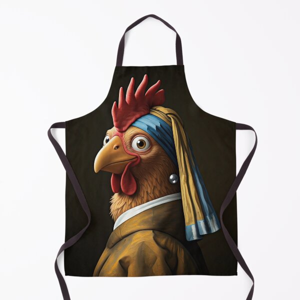 Item preview, The Chicken with the Pearl Earring designed and sold by AnTartstudios.