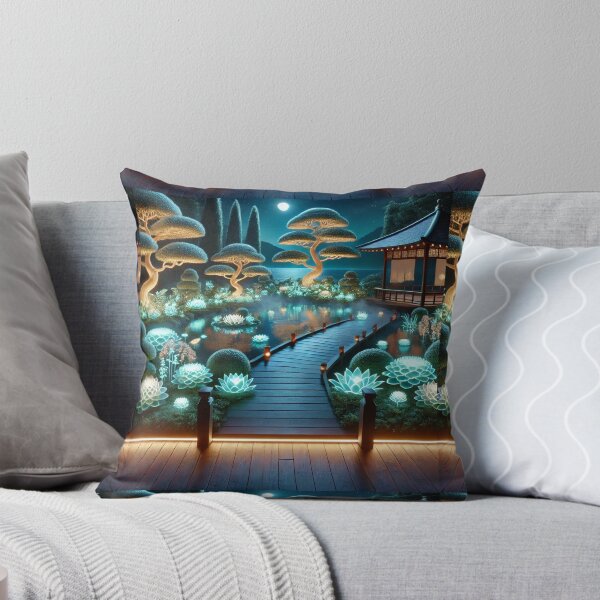 Item preview, The Glowing Zen Garden: A Tranquil Oasis of Light and Serenity designed and sold by Meta2Physical.