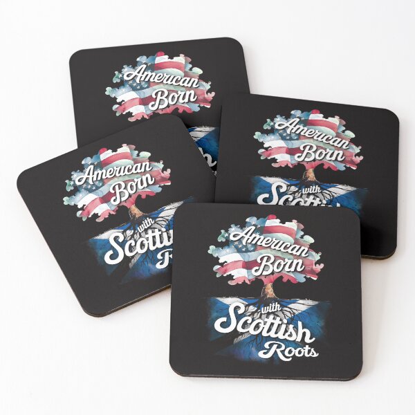 Item preview, American Grown with Scottish Roots, USA and Scotland Heritage designed and sold by Stylish Grapefruit Familia.
