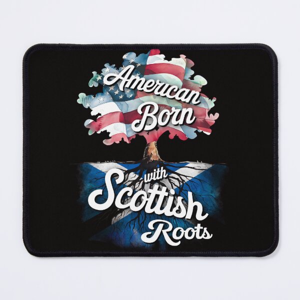 Item preview, American Grown with Scottish Roots, USA and Scotland Heritage designed and sold by Stylish Grapefruit Familia.