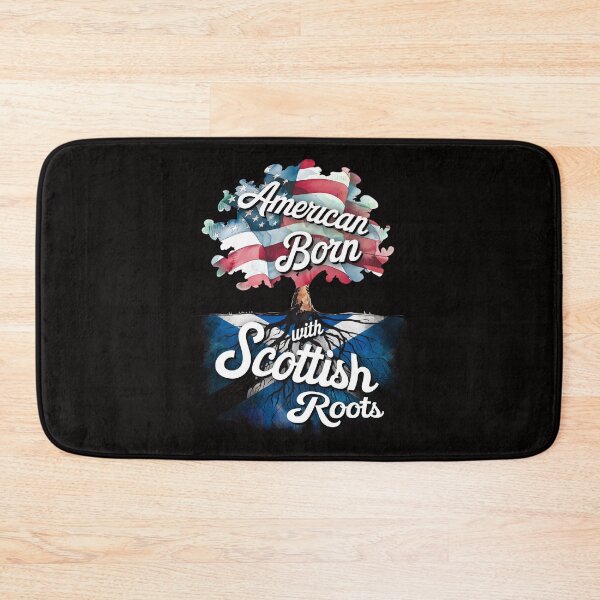Item preview, American Grown with Scottish Roots, USA and Scotland Heritage designed and sold by Stylish Grapefruit Familia.