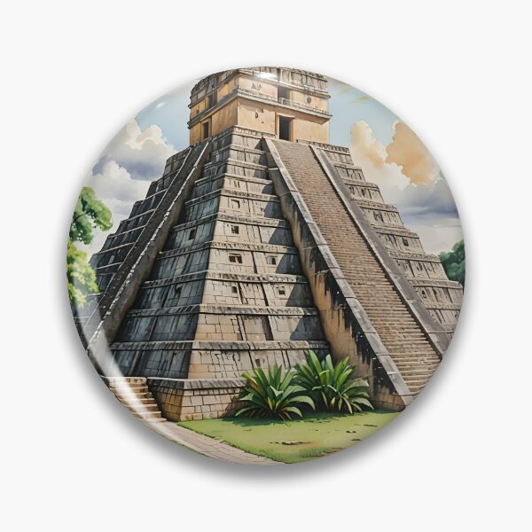 Item preview, Uxmal Mayan Ruins: The Pyramid of the Magician in Mexico designed and sold by LSVart.