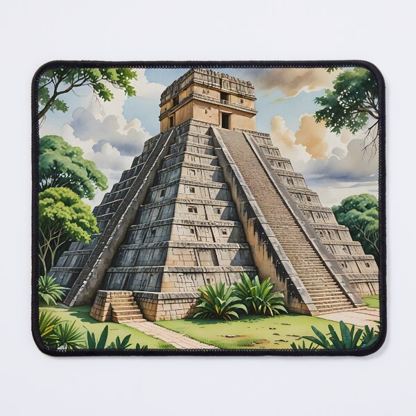 Item preview, Uxmal Mayan Ruins: The Pyramid of the Magician in Mexico designed and sold by LSVart.