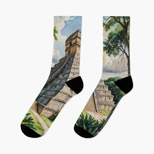 Item preview, Uxmal Mayan Ruins: The Pyramid of the Magician in Mexico designed and sold by LSVart.