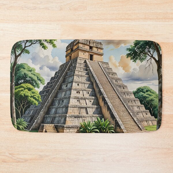 Item preview, Uxmal Mayan Ruins: The Pyramid of the Magician in Mexico designed and sold by LSVart.